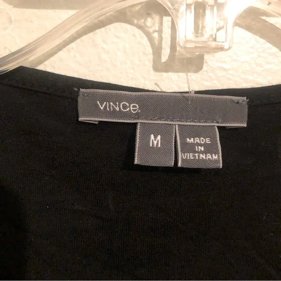 Vince Chambray Maxi Tank Top Dress w/ Gray Textured Fabric in Top Back, size M. - Picture 7 of 8